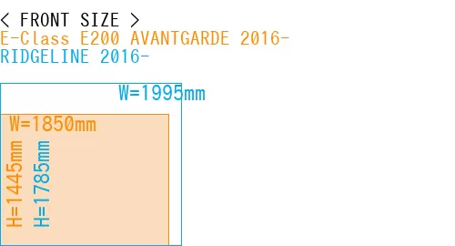 #E-Class E200 AVANTGARDE 2016- + RIDGELINE 2016-